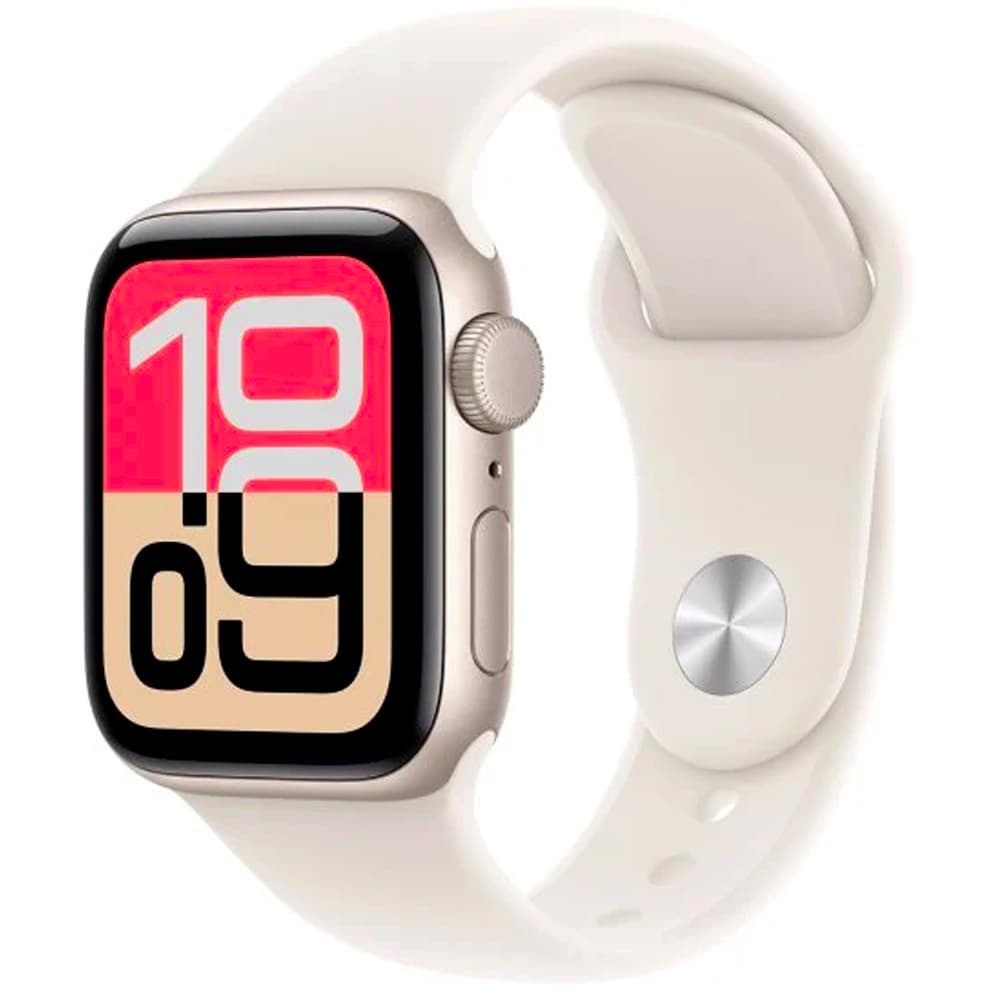 Apple Watch Serie Se MEH34LW Starlight Sport Band Caja Fea