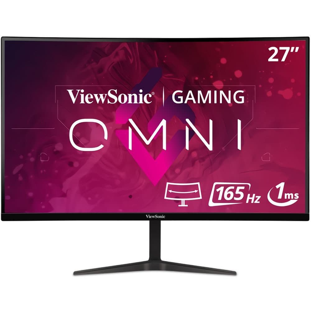 Viewsonic Monitor Viewsonic VX2718 2KPC Mhd Curved 165HZ Preto