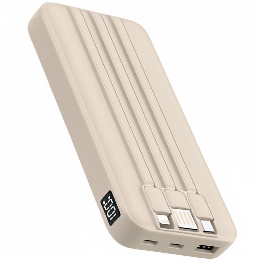 Ecopower Cargador Portatil Ecopower Ep C888 12000MAH Beige