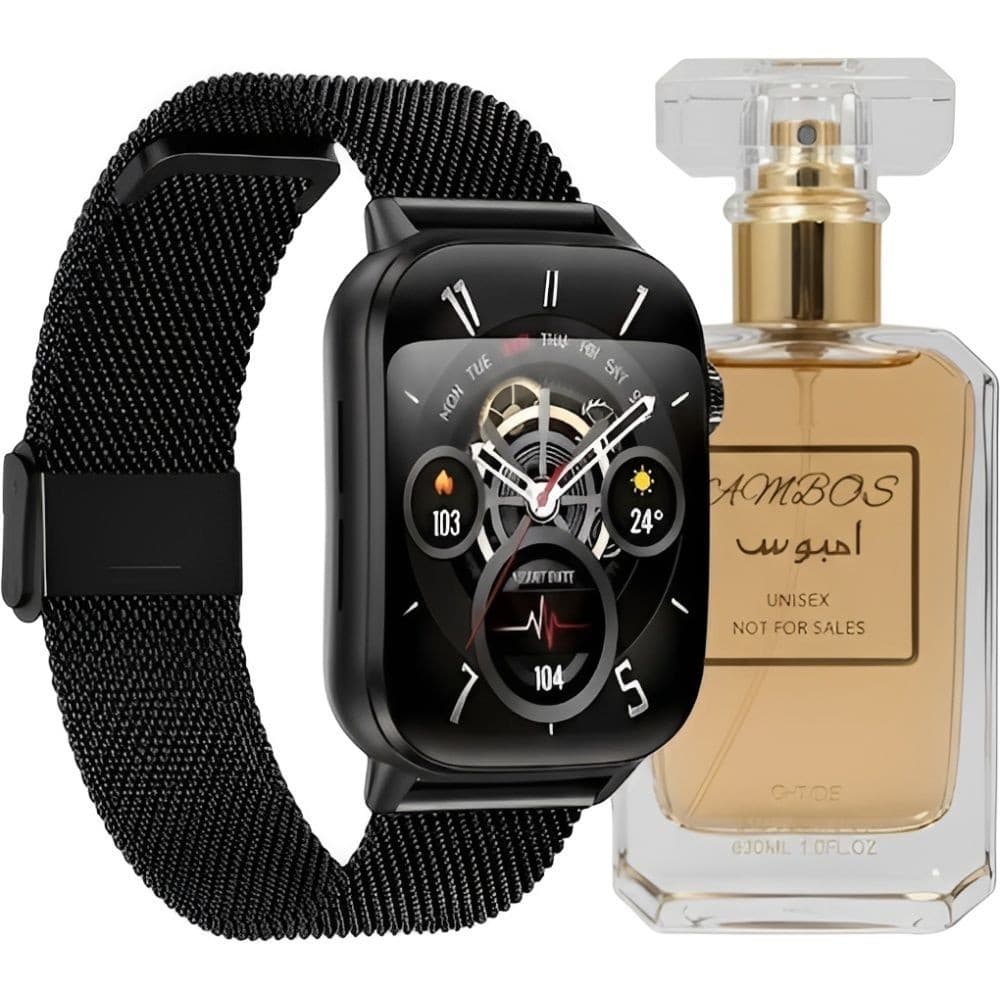G-tide Reloj Smart Tide Watch S6 Pro Ambos Perf Preto
