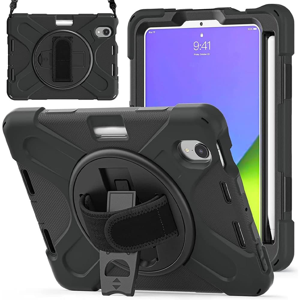 Apple Funda Zenrich Ipad Mini X0030M326P Correa Hombro Preto