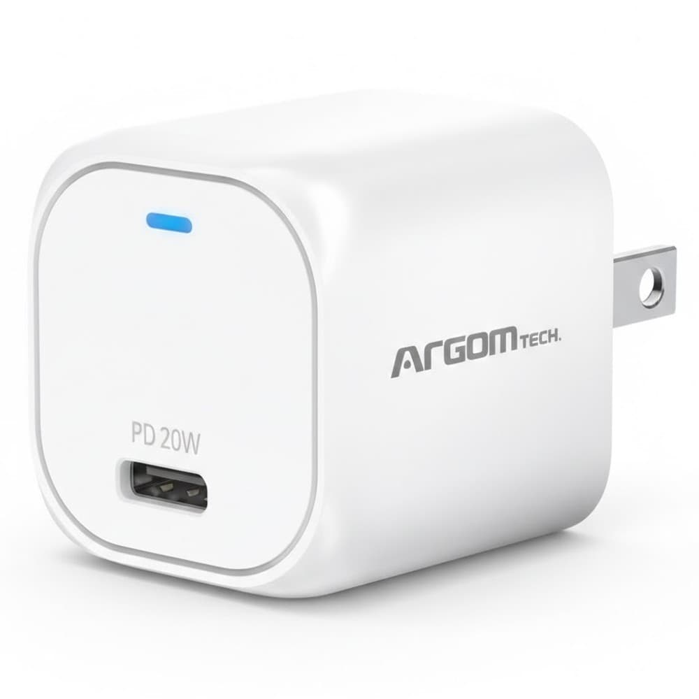 Argom Cargador Argom Fuente Fast Charger Tipo Arg Ac 0110WT A00646 Branco