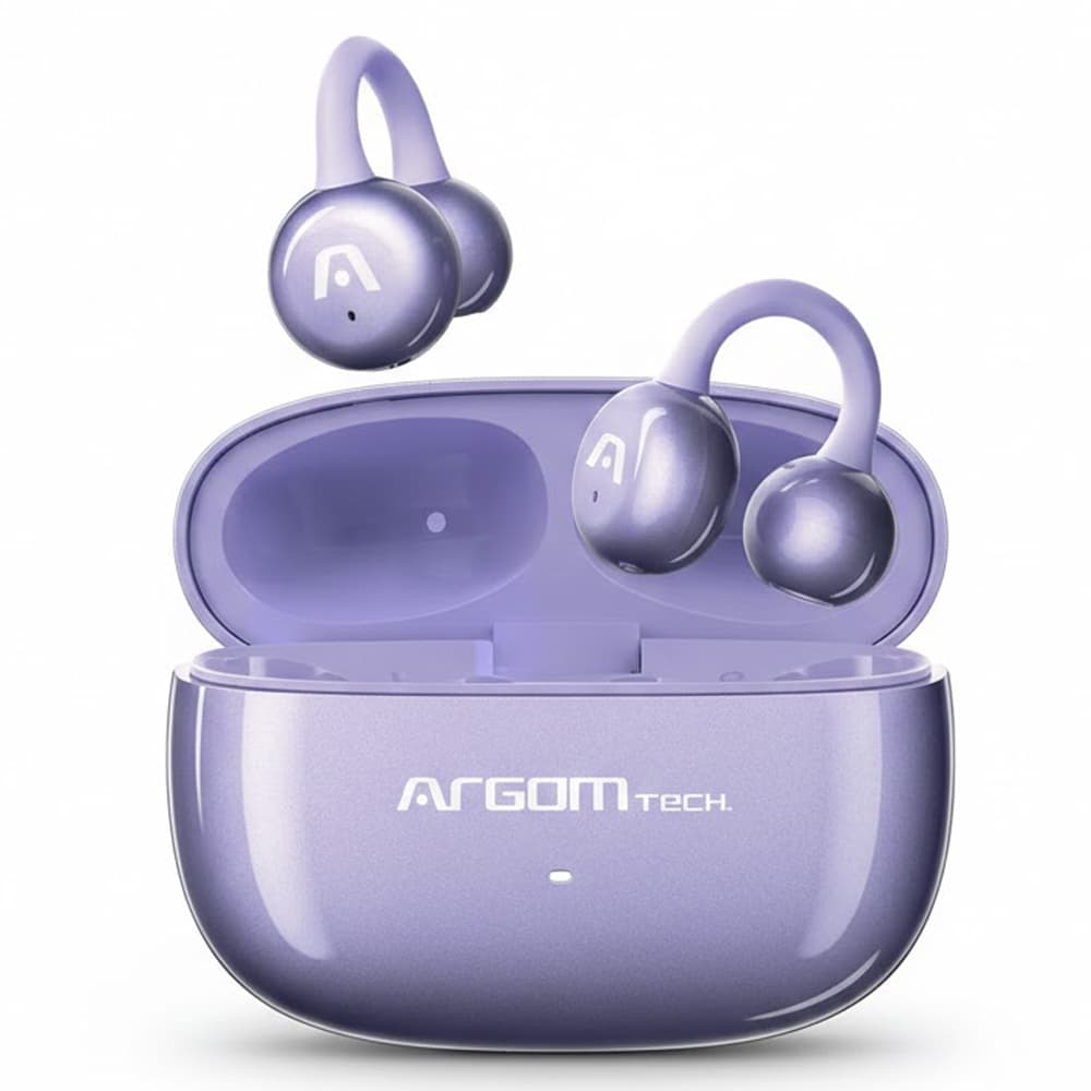 Argom Auricular Argom E40 Arg Hs 5040PU A00785 Skeipods Tws Roxo