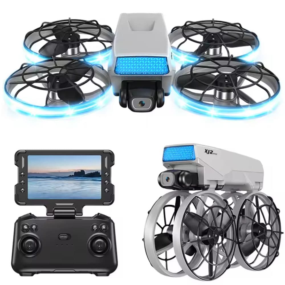 Hetzer-eirl Hetzer Eirl Drone Hetzer XJ2 Control Baterias Prata