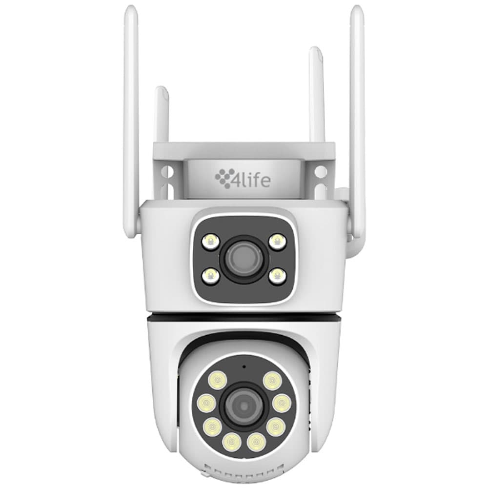 Camara Ip 4LIFE FLD25X Wi Fi 360O Dualvue 2ND Gen Blanco