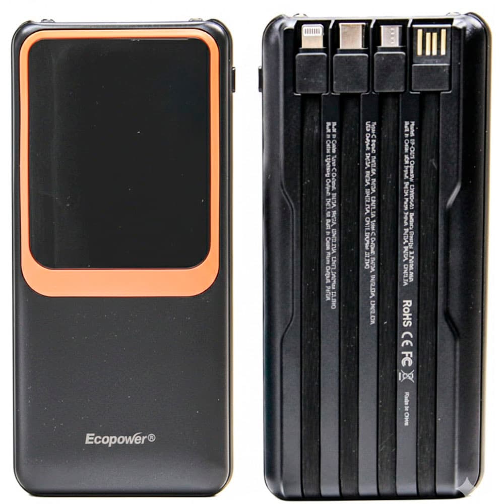 Ecopower Cargador Ecopower Ep C875 Preto