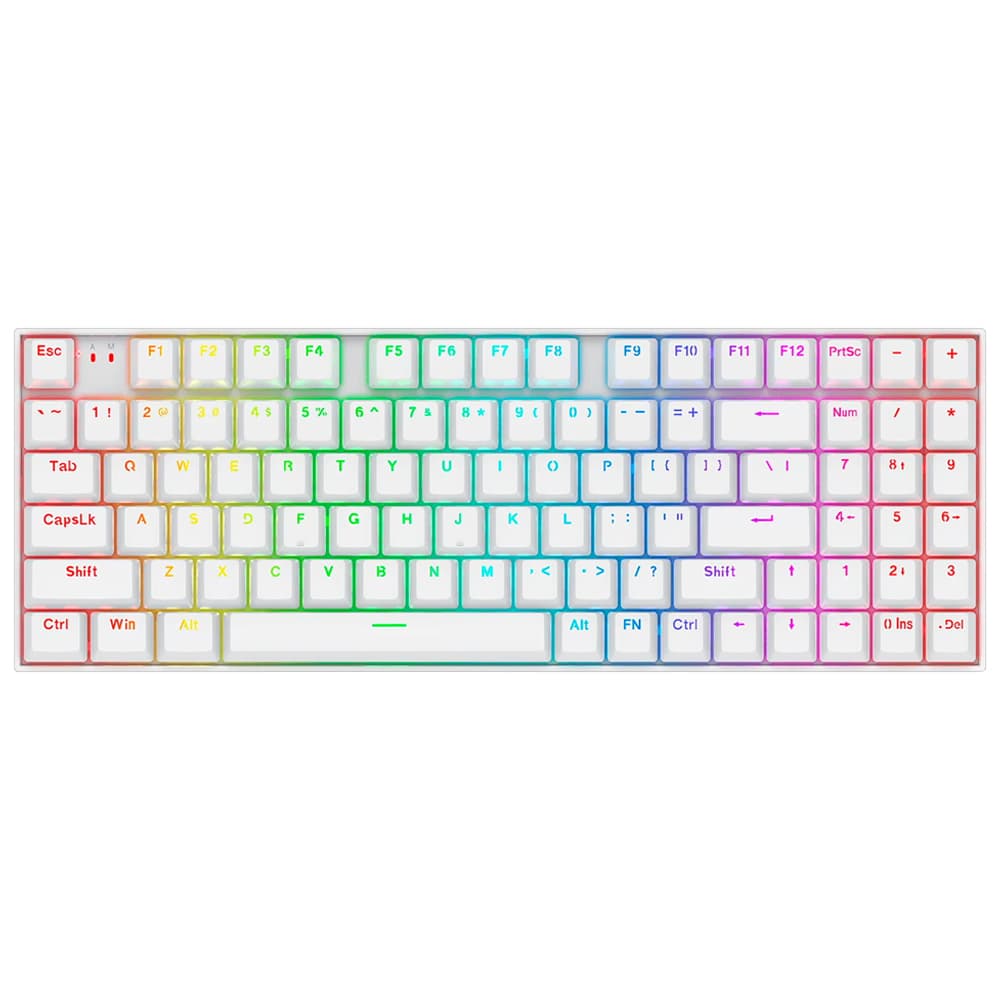 Redragon Nephrite Pro K736W Pro Magnetic Rgb Branco
