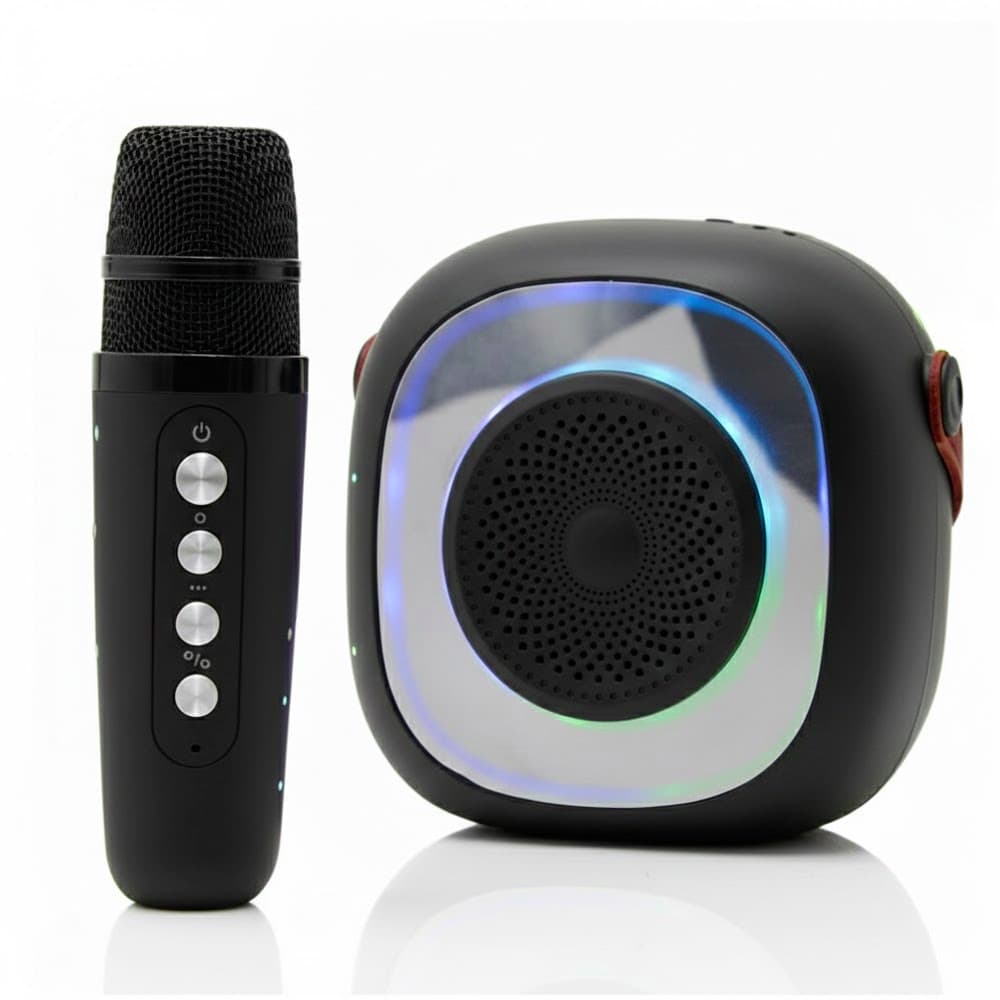 Ecopower Speaker Ecopower Ep Usb Aux Sd Microfono Preto