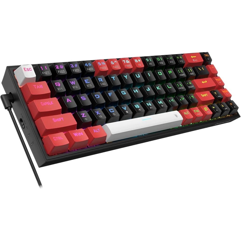 Redragon Wireless Castor Pro K631RGB Pro Portable Preto