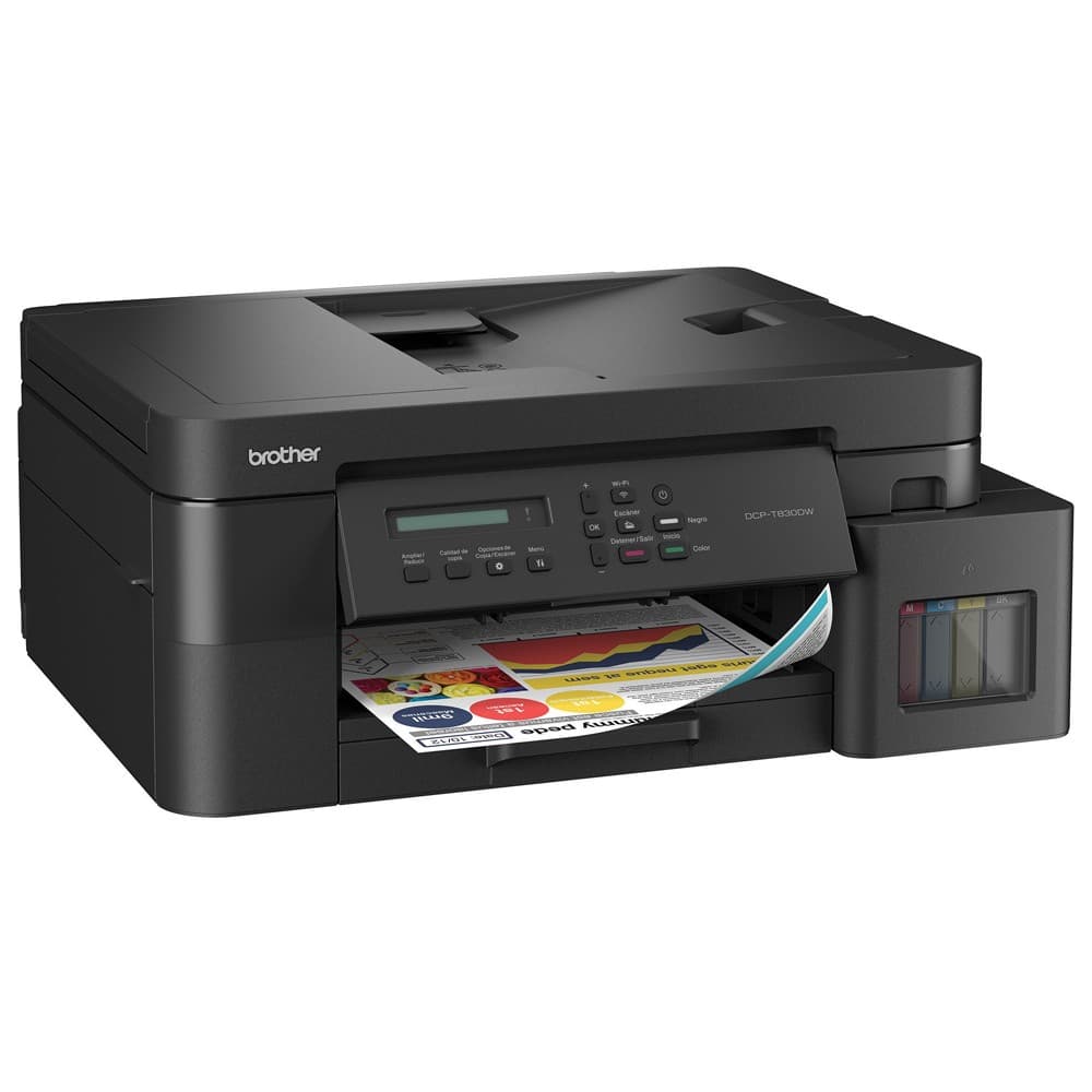 Brother Impressora Multifuncional Brother Dcp T830DW Wi Fi Hz Preta