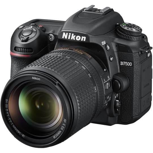 Camara Nikon Dslr D7500 Kit Vr 4K Uhd Pantalla Wi Fi Bluetooth Expeed Negro