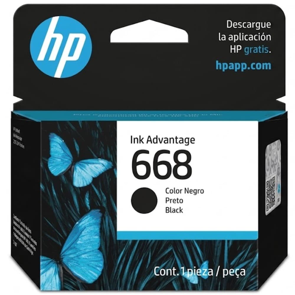 Hp Cartucho Tinta 7FP37VL Preto