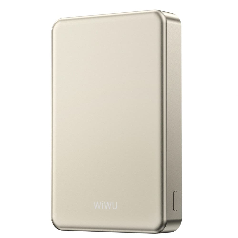 Wiwu Cargador Portatil Wiwu Ultra Thin Magnetic P15 10000MAH Dourado