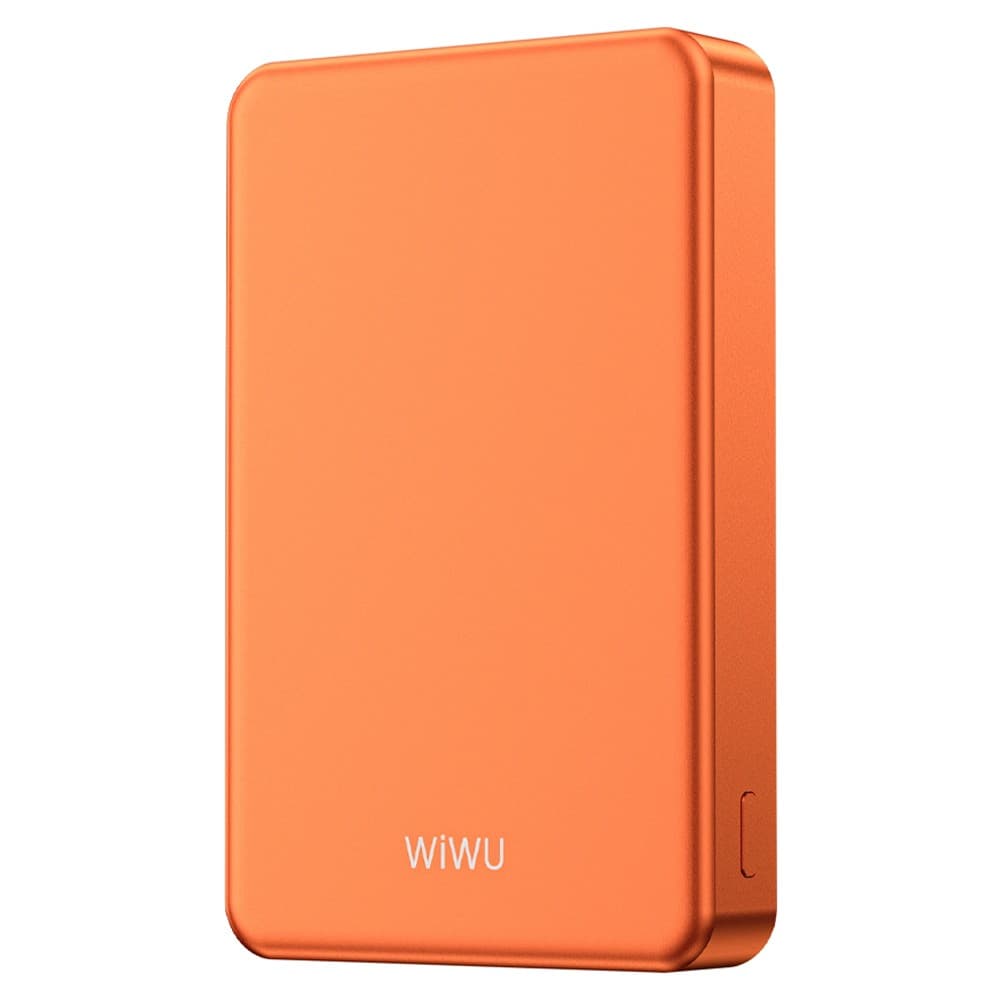 Wiwu Cargador Portatil Wiwu Ultra Thin Magnetic P15 10000MAH Orange