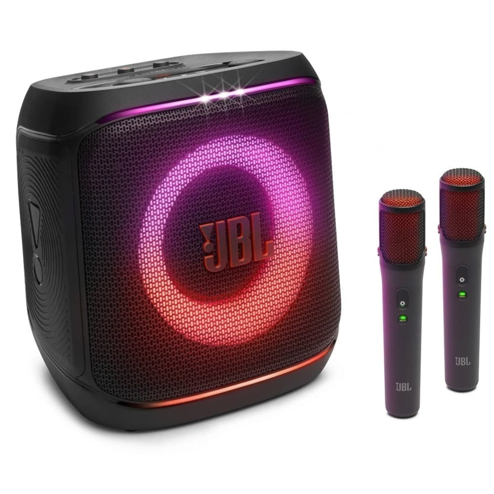 Jbl Spaeaker Party Encore Plus Microfonos Bivolt Preto