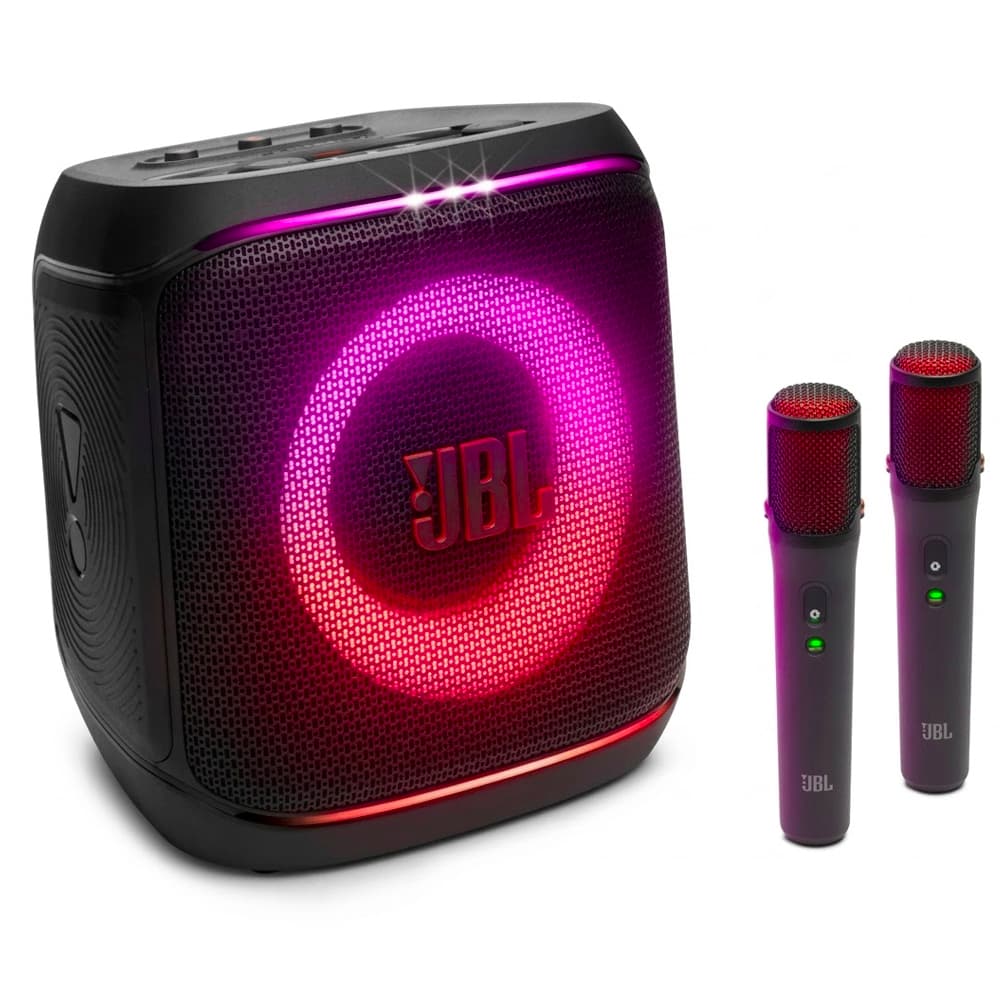 Jbl Spaeaker Party Encore Plus Microfonos Bivolt Preto