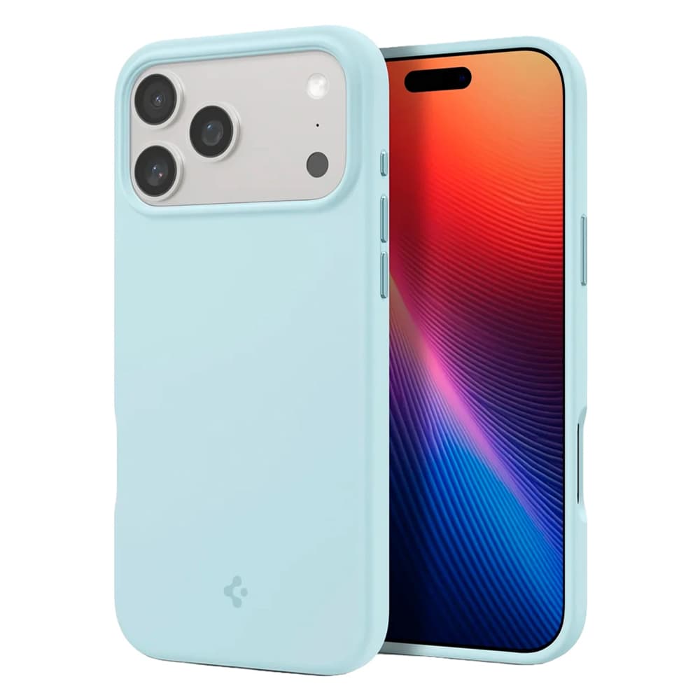 Apple Funda Spigen Iphone Pro Max Silicone Fit Mag Mute ACS10048 Azul