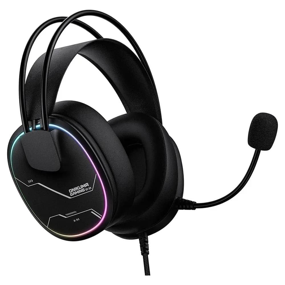 Onikuma-gaming Auricular Onikuma X91 Mic Rgb Preto