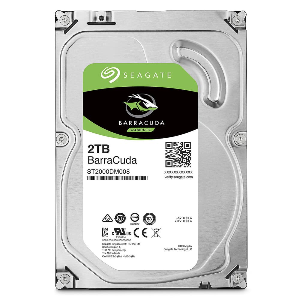 Acessório · Seagate Barracuda Rpm 2048GB Prata