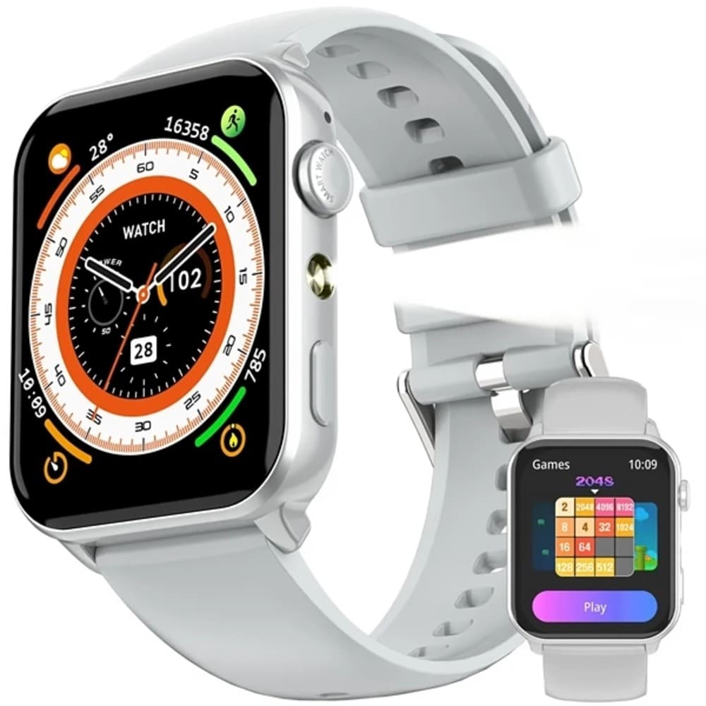 Blackview Reloj Smart Blackeview R30 Max Pulsera Extra Prata