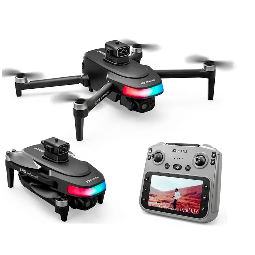 Hetzer-eirl Hetzer Eirl Drone Hetzer D19 Gps 2BATERIA Preto