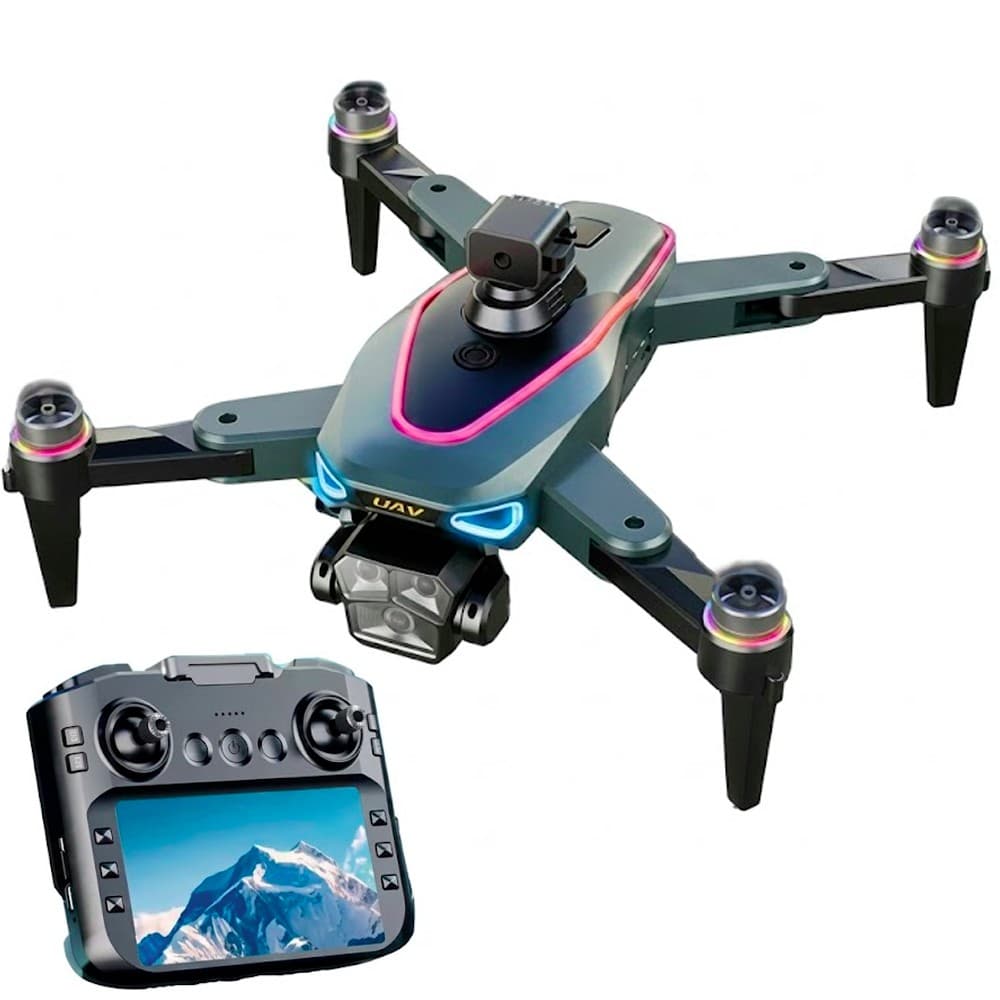 Hetzer-eirl Hetzer Eirl Drone Herzer P30 Control Pantlla Gps Bateria Preto