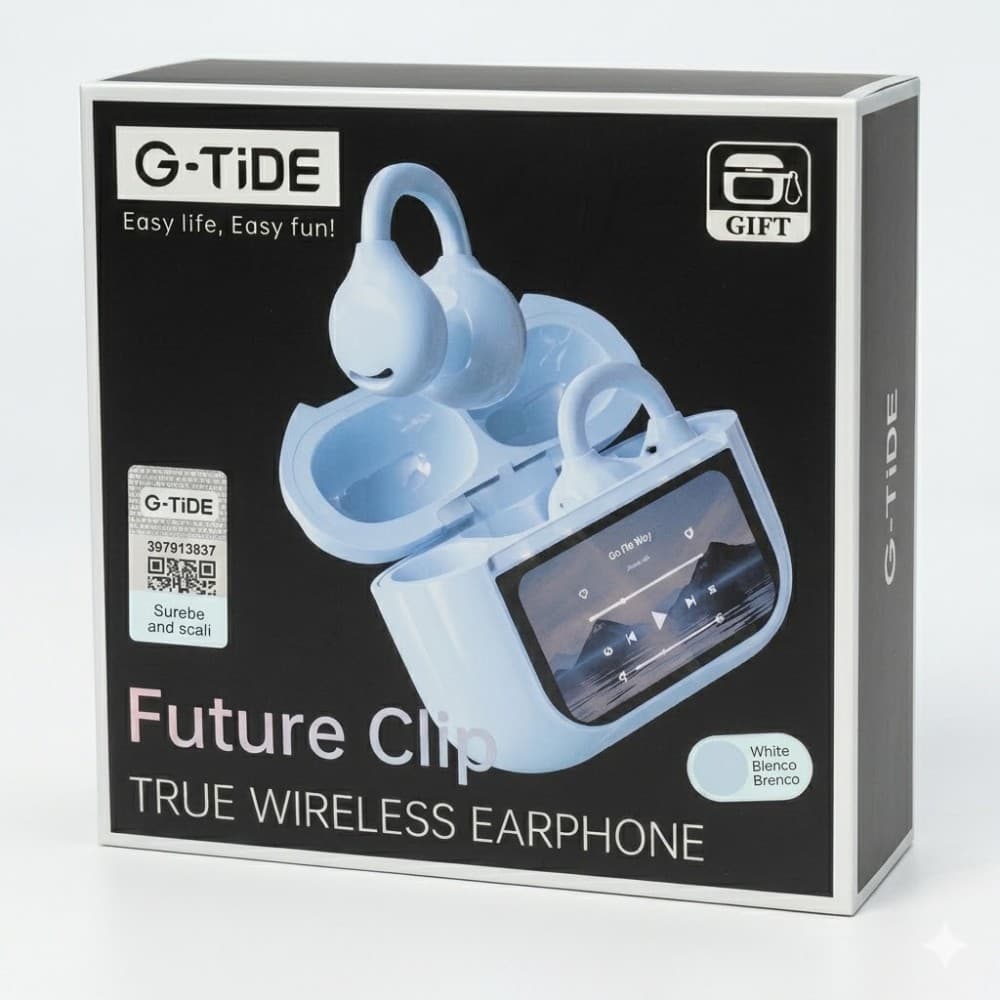 G-tide Auricular Tide Future Clip Earphone Branco