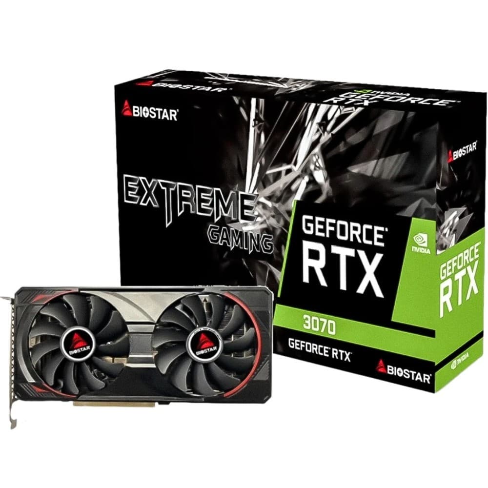 Biostar Placa Video Biostar Extreme RTX3070 GDDR6 VN3716RM82 8GB