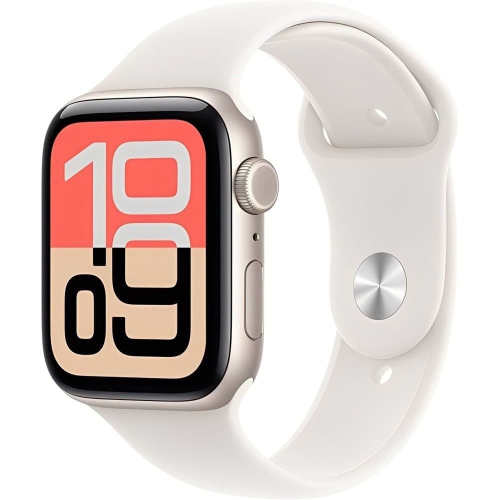 Apple Watch Serie Se Cell MEP64LW Starlight Sport Band Caja Fea