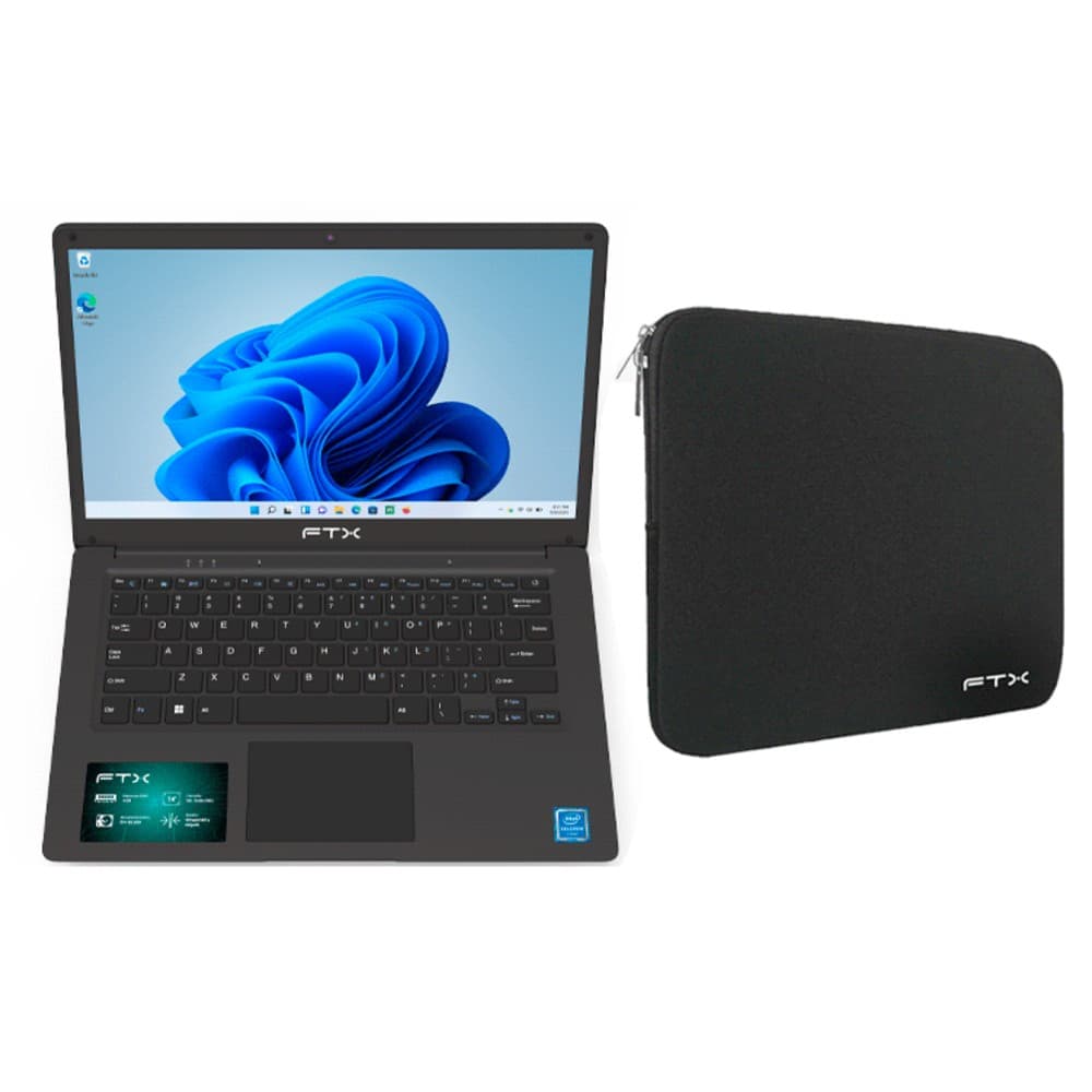 Ftx N14 C256IN Cel W11 Funda Ingles 256GB Preto