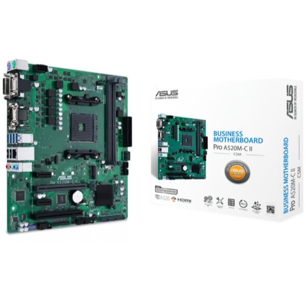 Asus Placa Madre AM5 A520M Pro Ii Csm