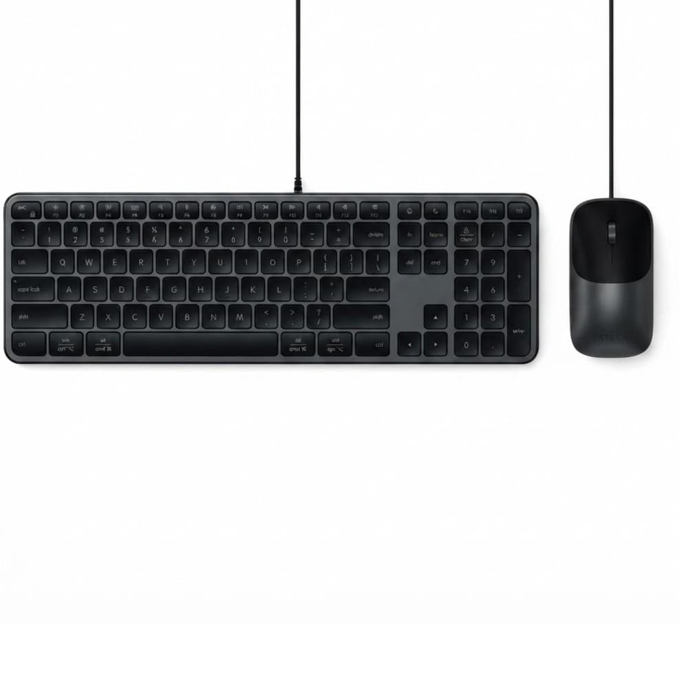 Satechi St ZULX3CC Slim CLX3 Wired Combo Ingles Preto