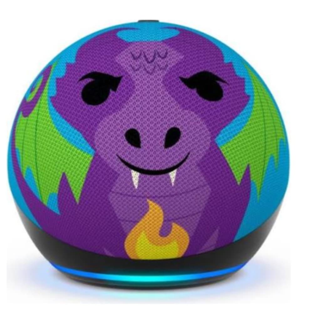 Amazon Echo Dot Kids 5TH Gen Smart Speaker Alexa Fire Dragon Caja Fea