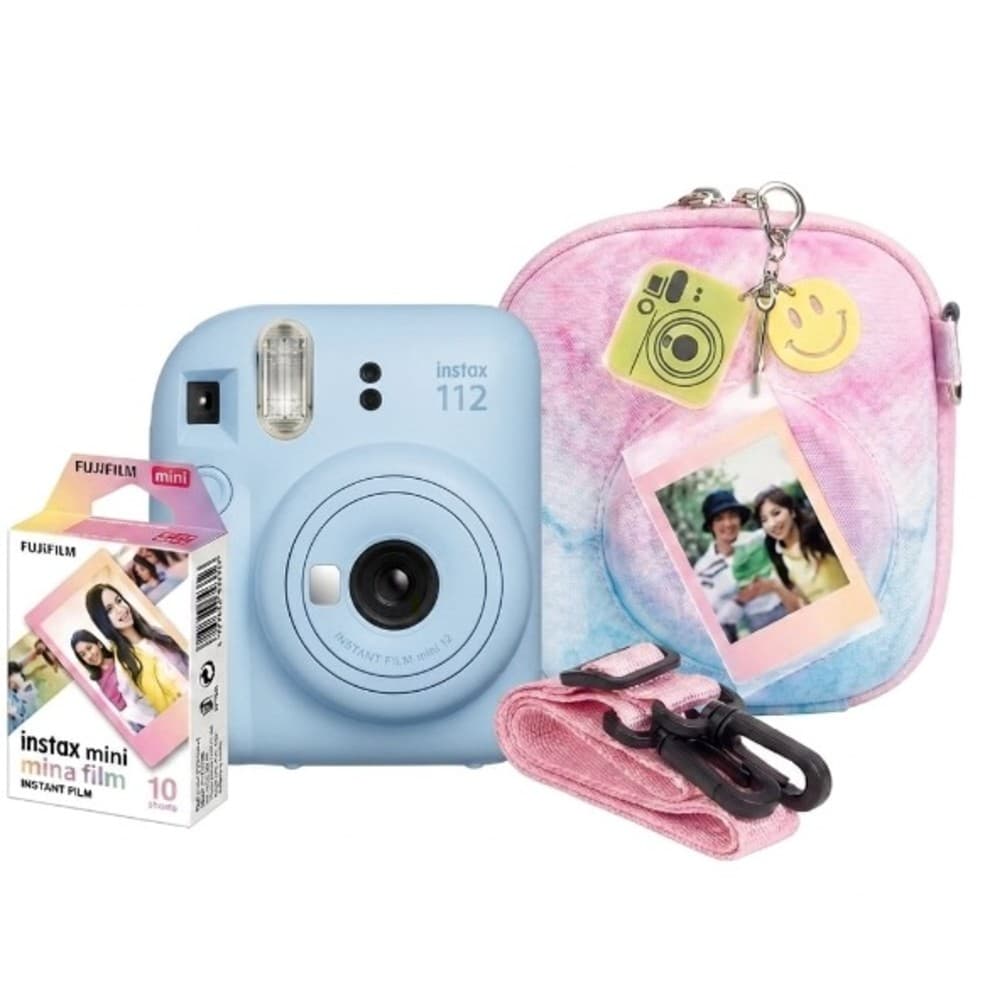 Camara Fujifilm Instax Mini Kit Blue