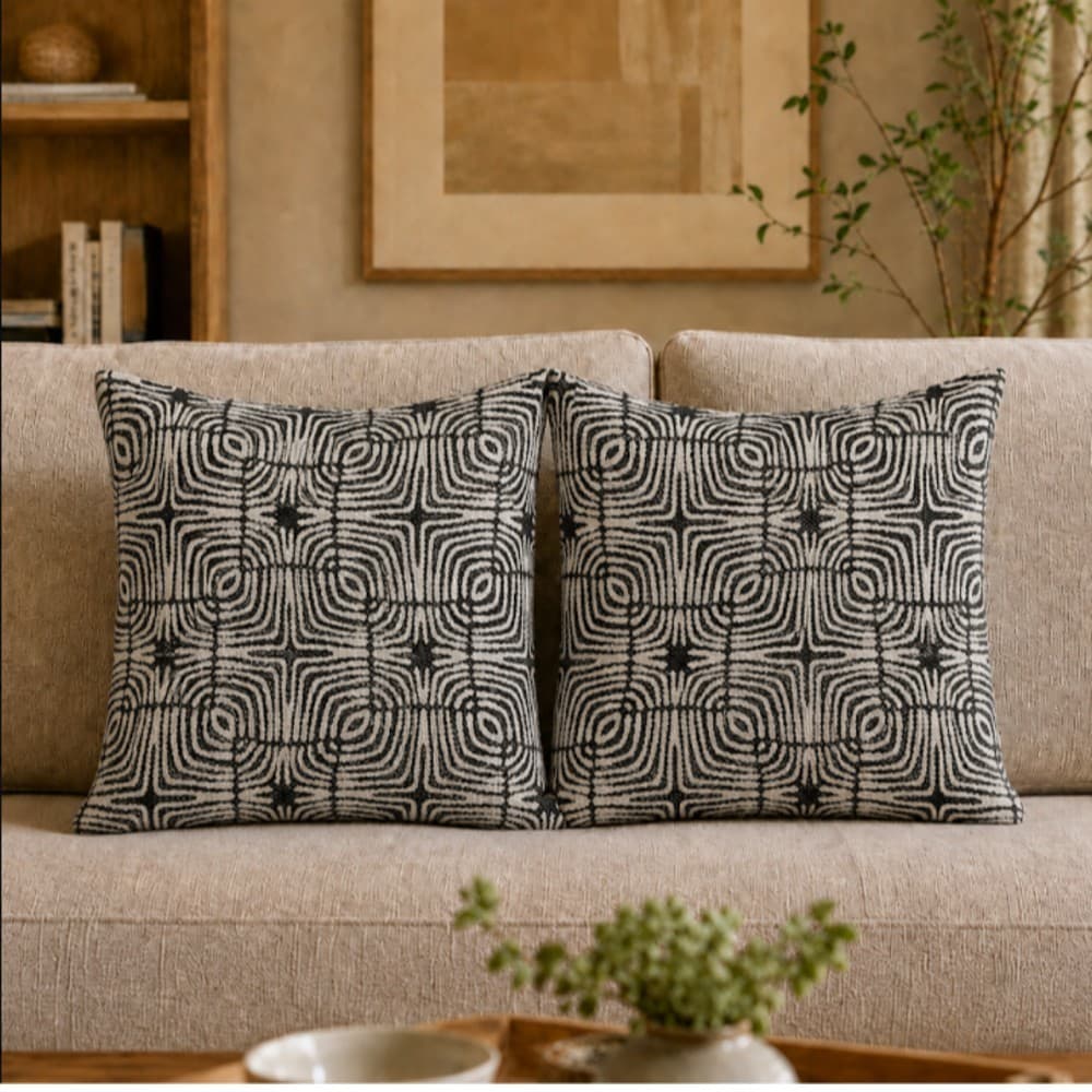Zebra Zhome Funda Almohada Decorativa Hogar Textil 50X70CM Zebra Azul