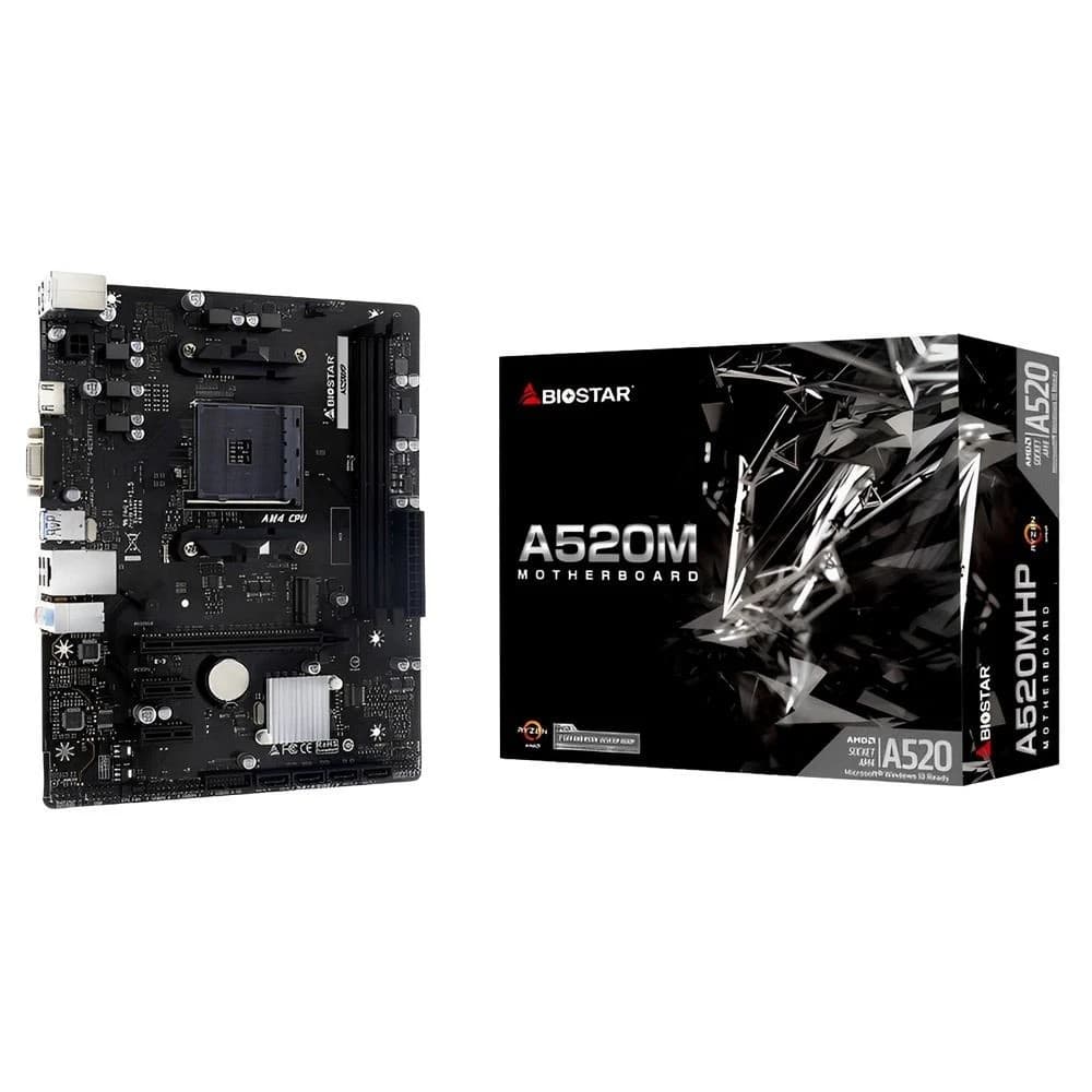 Asrock Placa Madre AM4 Biostar A520MHP Hdmi DDR4 Uatx