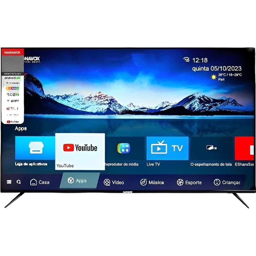 Magnavox Smart Tv Magnavox 50MEZ573 M1 Uhd 4K Hdmi Caja Fea