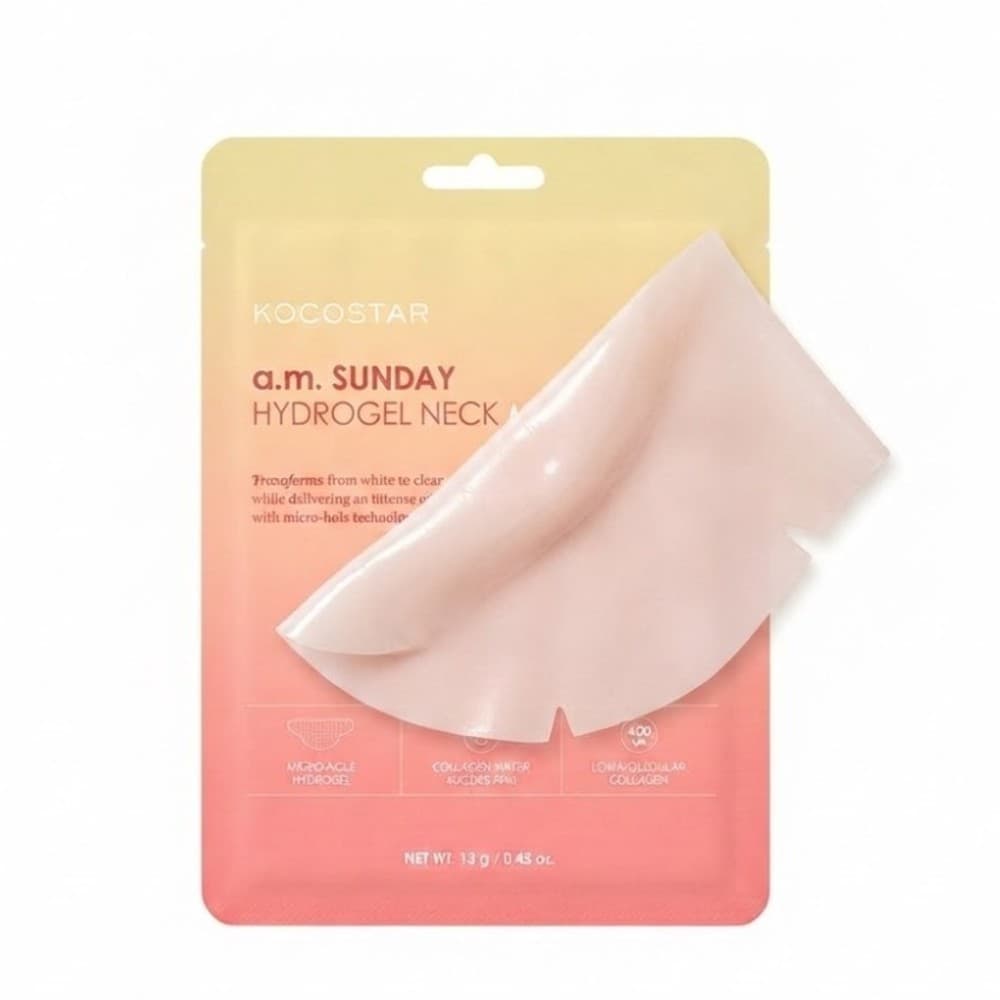 Kocostar Mascarilla Cuello Am Sunday Hydrogel Neck 10PAD
