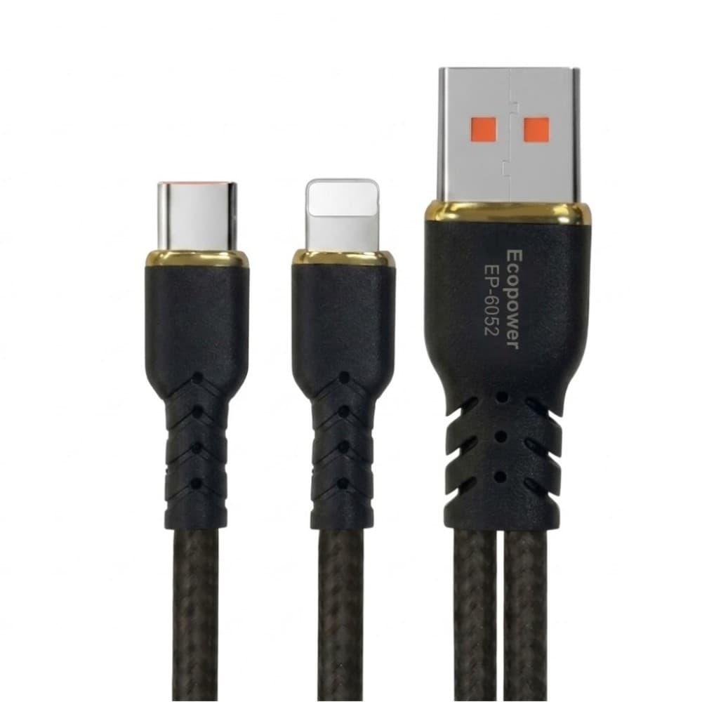 Ecopower Cable Ecopower Ep Usb Lightning 1M Preto