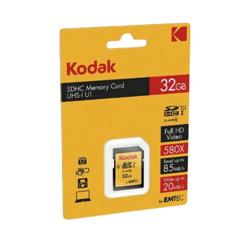 Kodak Tarjeta Kodak SD32GHC10K Sd Uhs U1 V10 Premium 32GB