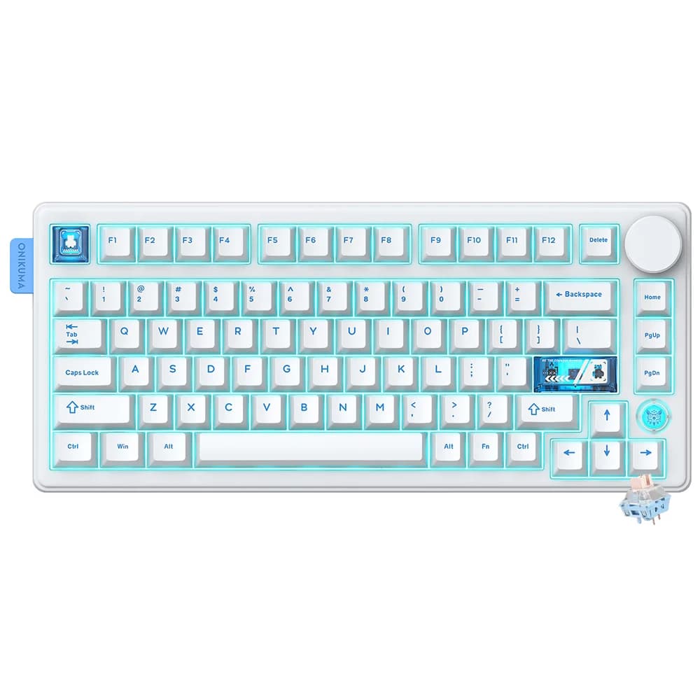 Onikuma-gaming Juntech Onikuma Mechanical Wireless Usb Rgb Branco