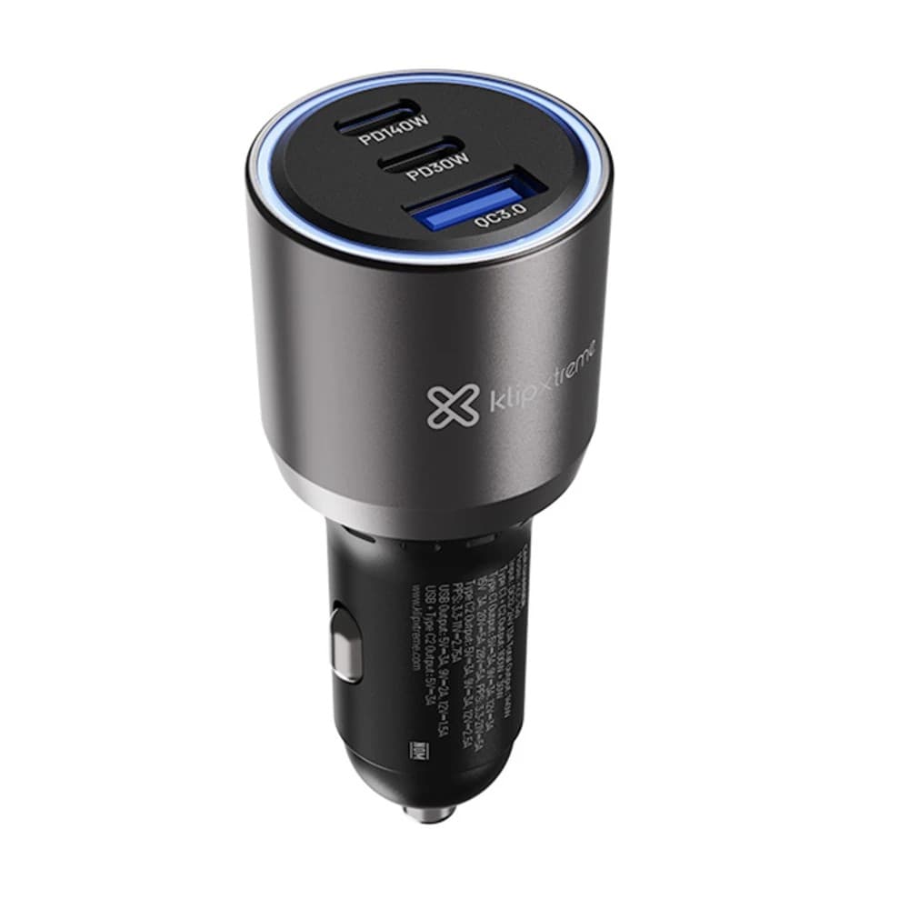 Klip Cargador Vehicular Klip Kcc 2USB Usb Preto