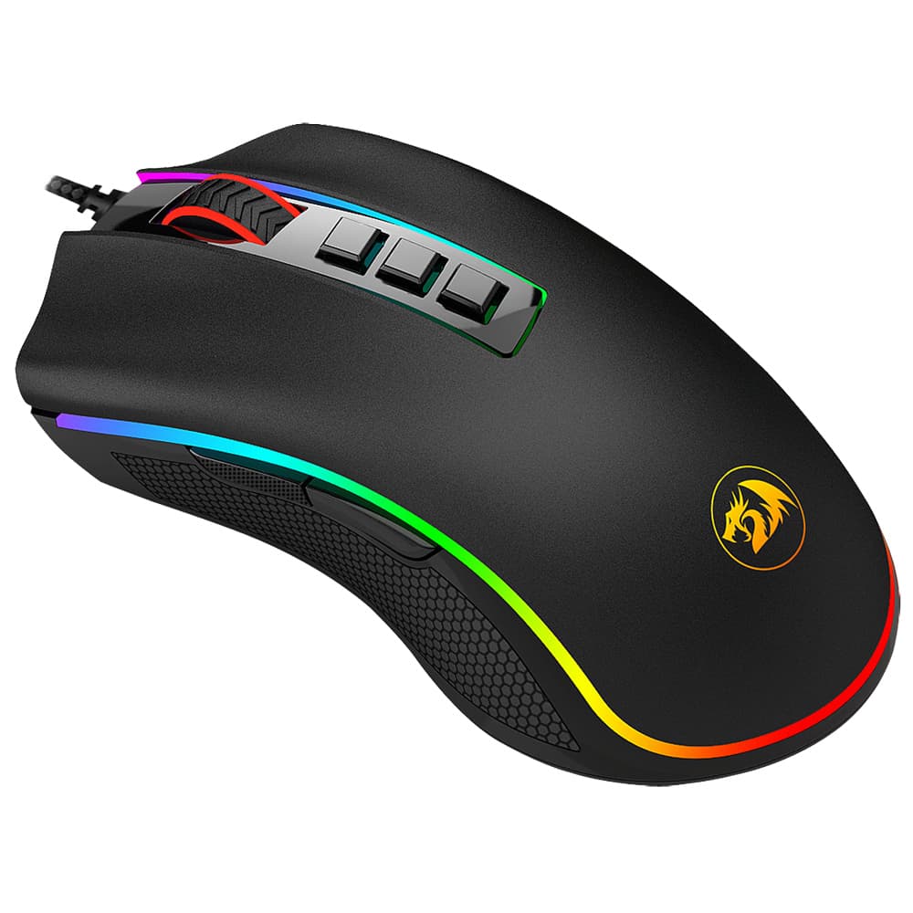 Redragon Cobra M711 Iluminacion Rgb 10000DPI Ajustable Botones Preto