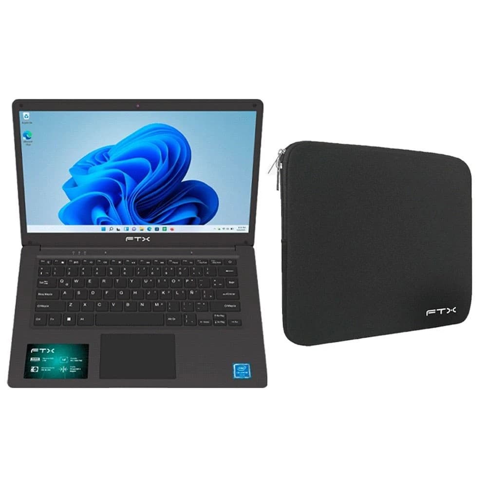 Ftx N14 C2564ES Cel N4020 1GHZ W11 Celeron Funda 256GB