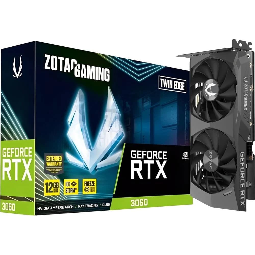 Zotac Placa Video Zotac Geforce RTX3060 Twin Edge GDDR6 Nvidia 12GB
