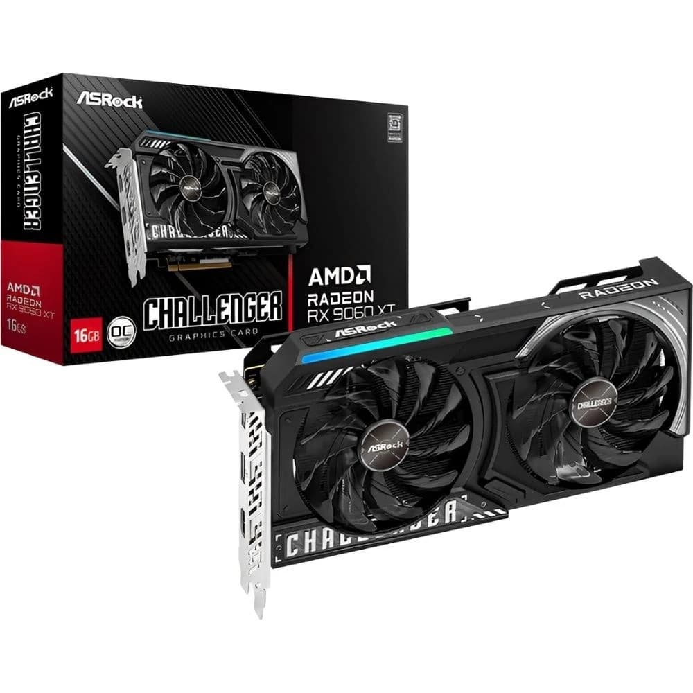 Asrock Placa Video Asrock RX9060 Amd Radeon GDDR6 Oc GA5MZZ 00UANZ 8GB
