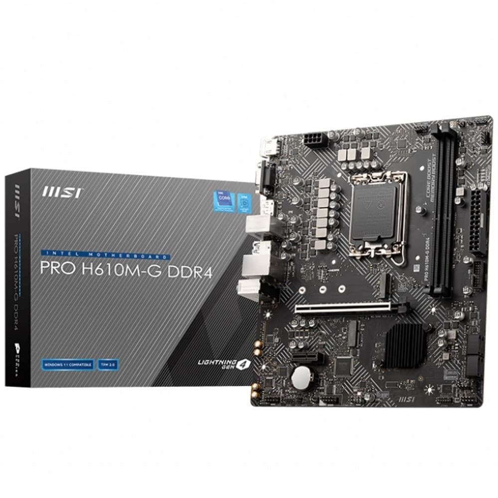 Msi Placa Madre Msi Pro H610M DDR4 7D46