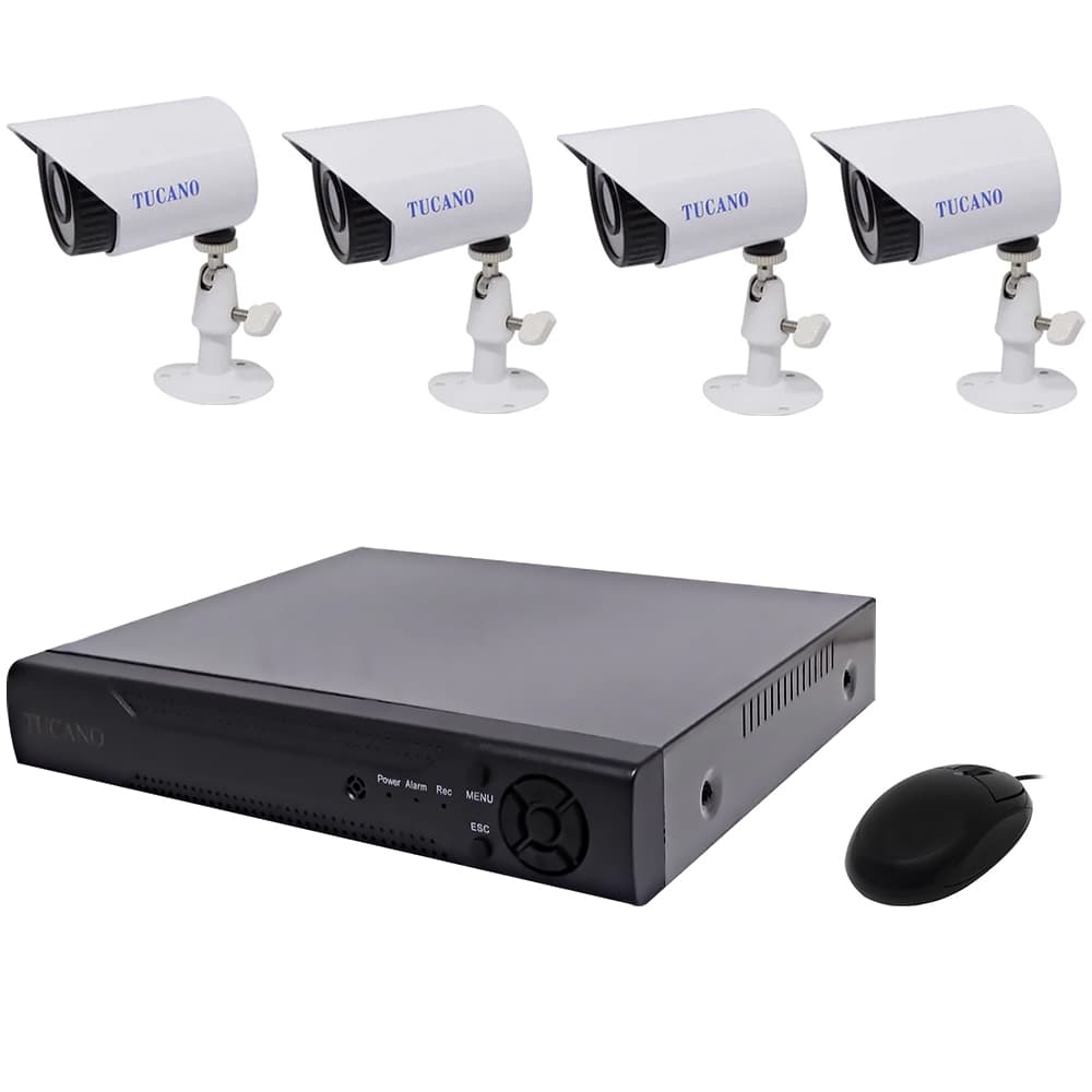 Tucano Cctv Tucano K04 1200TVL Camaras Dvr