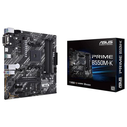 Asus Placa Madre Prime B550M Socket AM4 Micro Atx Hasta DDR4