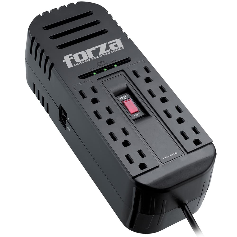 Forza Estabilizador Forza Fvr 2200VA 1100W 220V Preto